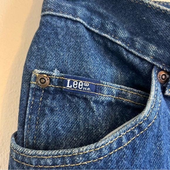 Vintage Lee Straight Leg Pintuck Jeans - Picture 5 of 15